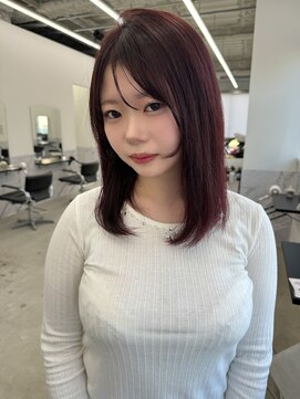 リノート バイ エゴル 太田川(Linoet by ENGOL) チェリーレッド/ブリーチカラー/ハイトーンカラー