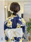 夏の浴衣着付けヘアセット♪
