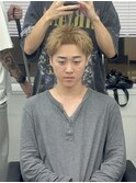 MEN’S HAIR/ブルーブラック/フェザーパーマ/渋谷