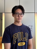 ラパンセヴェールメンズ 栄(LA PENSEE VERT MEN'S)&nbsp;ちょいオールバック風センターパート