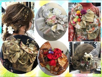 アージュアブンダンティアの写真/電話予約のみ★成人式￥26400や卒業式￥11990(早朝別途)*展示品レンタル一式はお得!卒業式￥11000/成人式44000