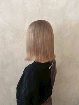 髪質改善/顔周りレイヤーカット/グレージュ[千葉/千葉駅]