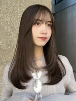 ローネス(LONESS)&nbsp;ワンカールでかわいくレイヤーカットと透明感グレーベージュ