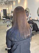 ラック 津田沼(LUCK)&nbsp;グレージュ×ブルー/津田沼/韓国/ケアブリーチ/似合わせカット