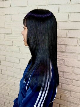 レーベン(Leben) #レイヤーカット #ブルーブラック #暗髪