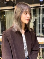 ステップボーンカットオオサカ(STEP BONE CUT OSAKA Via TICK-TOCK)&nbsp;【ステップボーンカット】ハイトーンミルクティーカラー