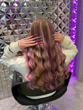 ラブスタシー 名古屋栄(Lovestasy) 原色メッシュ