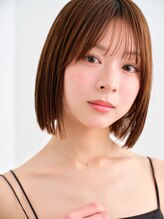 ミト(mito)&nbsp;小顔見えシースルーバング×王道ナチュラルボブ