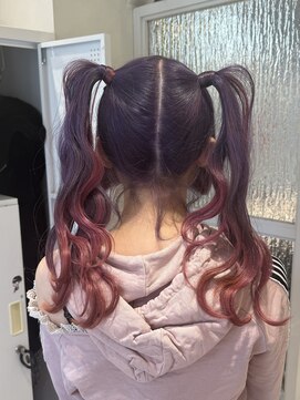 アソビセカンド 原宿(ASOBI 2nd) ダブルカラー/韓国/ブリーチ/ハイトーンカラー/ヘアセット