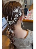 結婚式　ヘアスタイル