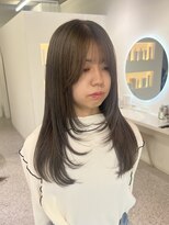 シエル 一社(cher)&nbsp;ダブルカラー必なオリーブグレージュ