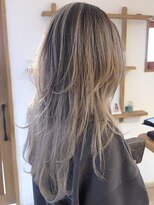 ブレイズヘアー(BLAZEhair) 【レイヤースタイル】ロングウルフバレイヤージュ×ブリーチ2回