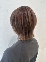 スイクロップエス(sui.cropes)&nbsp;ミルクティーブロンド/ダークブルー/デジタルパーマ/辻堂