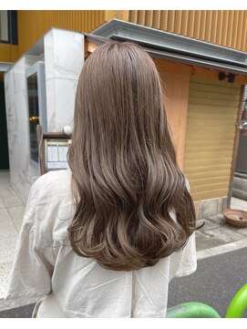 アクアオモテサンドウ(ACQUA omotesando) オリーブグレージュ/透明感カラー/ブリーチなし