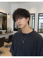 MEN's Baguz MEN'Sカット/ MEN'Sパーマ/ MEN'Sカラー 束感ウェーブメンズマッシュ韓国風ニュアンスパーマ