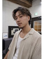 ロム 札幌大通(LOM) メンズハイライトセンターパート【札幌】