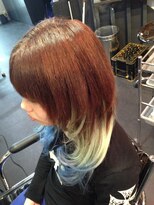 ゾーマ(ZOUMA)&nbsp;２色エクステで派手ロングスタイルに☆