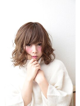 フェリシータ 緑地公園店(felicita) フリンジバング☆ゆるふわパーマ☆