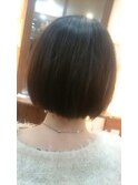 ナチュラルショートボブ
