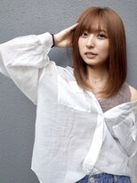 インデックスヘアソア(in'dex hair soar)&nbsp;艶ストレート   /小顔/オリーブカラー／ハイライトカラー