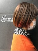*gumi*iインナーオレンジ×オリーブベージュ
