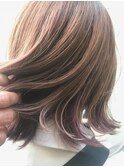 インナーカラー☆ピンクパープル♪