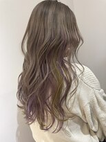 ブロッサム 東中野店&nbsp;ミストバング/無造作/ウェーブ/グレージュ/美肌