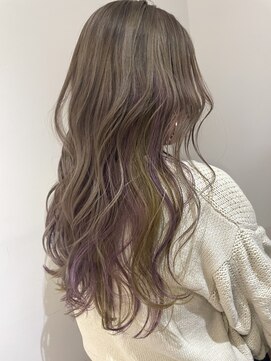 ブロッサム 東中野店 ミストバング/無造作/ウェーブ/グレージュ/美肌