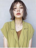 大人可愛い♪オン眉ボブウルフ/こなれヘア/フェイスレイヤー