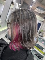 フラット(FLAT)&nbsp;インナー×ハイライトとピンク