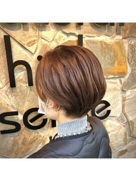 ナチュラルハイセンス 本店(natural high sense) タートルネックと相性ばっちりショート☆似合わせカット/町屋駅