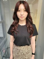 ツイギー 歩行町店(TWiGGY) 韓国風ピンクブラウン☆髪質改善カラー