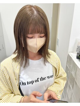 ジーナ セントラル銀座(Zina) タッセルカット＊ミルクティーベージュ【ZinaCENTRAL】