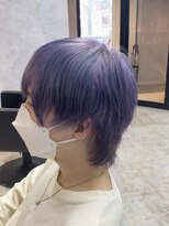 アンディ 御堂筋なんば店(ANDY)&nbsp;ブリーチ/パープル/メンズカット