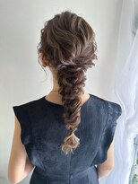編みおろしアレンジ