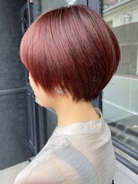 カムジーヘッドカミノウラ(COMEGHEAD KAMINOURA)&nbsp;ダブルカラーピンクカラーインナーカラーベージュカラーブリーチ