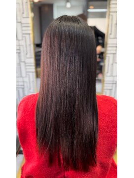 アローズ 久留米店(arose) 耳かけ大人かわいいモーヴカラー艶カラー30代40代50代