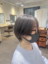 ネオリーブカップ 町田店(Neolive capu)&nbsp;ショートレイヤー/ダブルカラー/グレージュ
