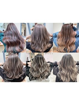 “イルミナ”で外国人風の透明感と艶感を実現！バイヤーレージュやハイライトで立体的な動きをプラス…♪