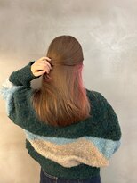 アルティファータ(artifata)&nbsp;インナーカラー　インナーカラーピンク　　ベージュ