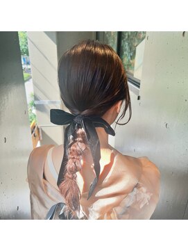プランツヘアー リボンアレンジ/博多美容室