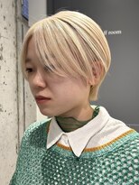 アース 高円寺店(HAIR & MAKE EARTH)&nbsp;ハイトーン×ハンサムショート 【@mppp_32485】