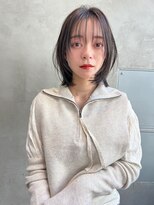 メーヴェ(Mowen) mowen 南堀江　レイヤーボブ×グレージュ