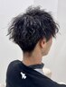 【メンズ】カット+特殊パーマ+クレンジングスパ(10min)¥18000