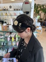 オブヘアー 宮崎台店(Of HAIR) ツインお団子ヘアアレンジ