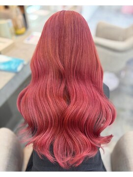 ラビス 浦和(Lovis) ハイライトカラー/アプリコットオレンジ/くびれヘア
