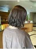 ふわふわボブパーマ