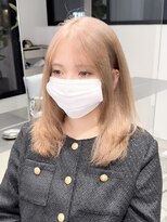 ソルノエル(SOL.noel)&nbsp;ミルクティーベージュ×レイヤーカット