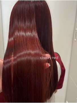 ジャパン ホンテン(JAPAN HONTEN) 艶感たっぷりチェリーレッドカラー♪