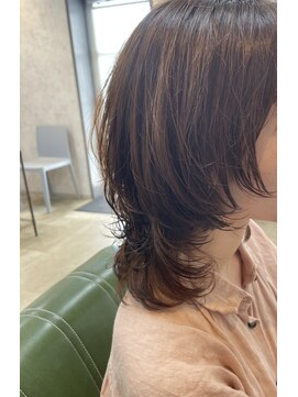 クーロン(Qoolon) medium wolf × nuance perm☆